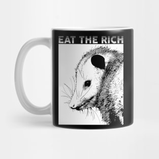 Eat the Rich Opossum Mug